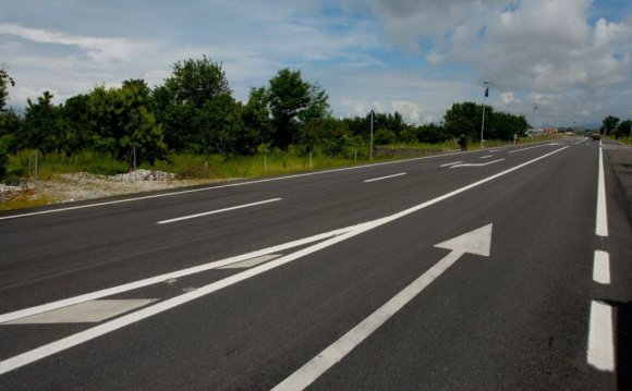 Asphalting of road