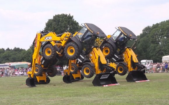 Synchronized Tractor Dancing