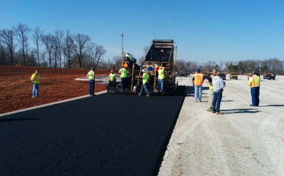 Laying Down Asphalt