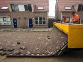 Road brick laying Machine