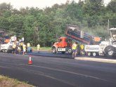 Road Paving process